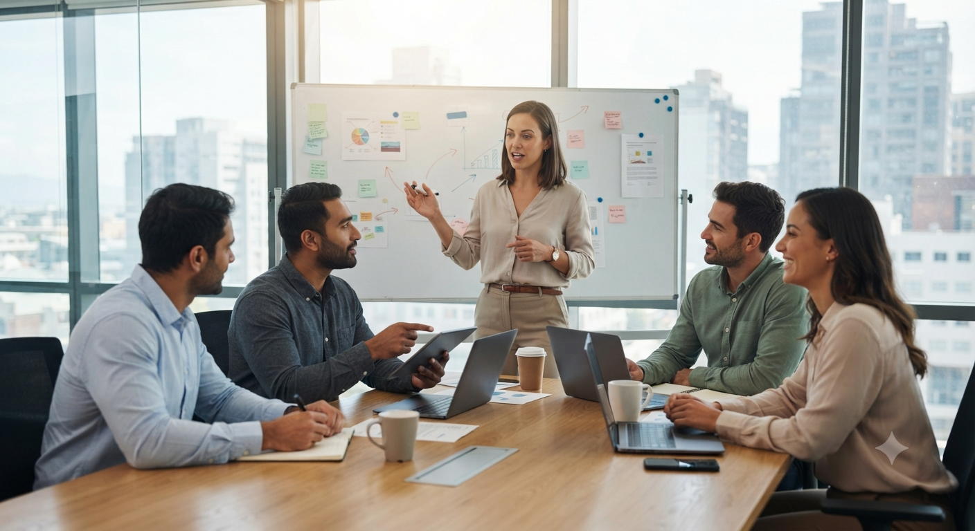 Business team meeting